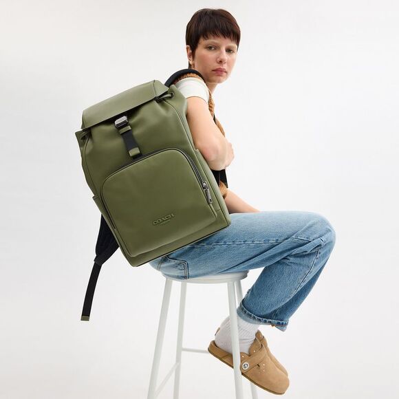 NWT Coach Outlet Racer Backpack - Picture 5 of 6